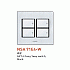 NANO ART II (블랙) 2개용 단로 4구 스위치